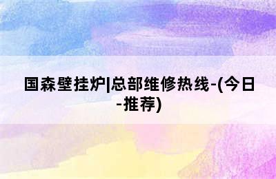 国森壁挂炉|总部维修热线-(今日-推荐)